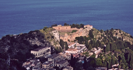 Taormina, Sicily の写真素材