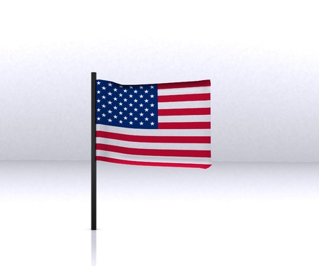 USA Flag - 3Dの写真素材
