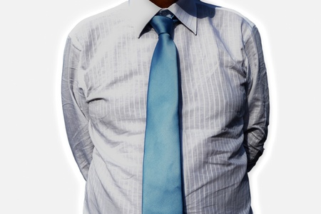 Man in shirt and tieの写真素材