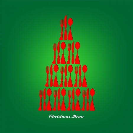 Christmas Menuのイラスト素材