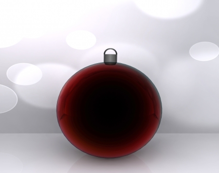 Background with Christmas ball decorated - 3D の写真素材