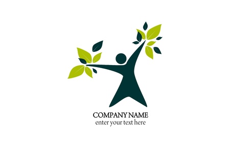 Logo abstract - natural health and wellnessのイラスト素材