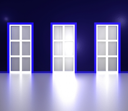 Illustration abstract 3D - Choiceの写真素材