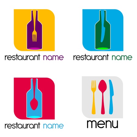 Logo - Menu for diningのイラスト素材