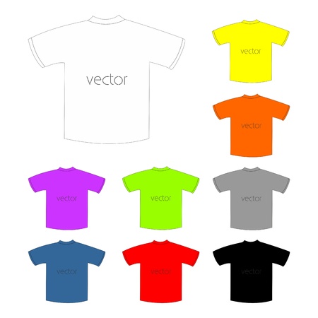 Set - Short sleeve t-shirtsのイラスト素材