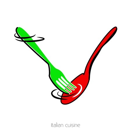 Italian Foodのイラスト素材