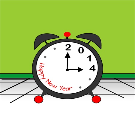 It is time for the New Year, 2014 のイラスト素材
