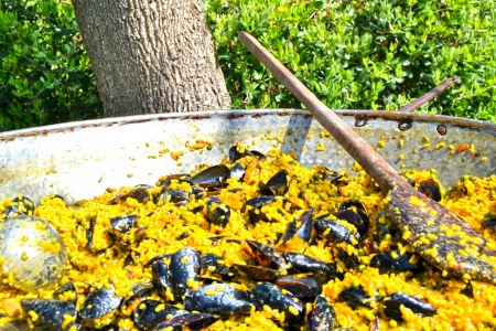 Rice with seafoodの写真素材