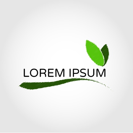 Branch with olive leavesのイラスト素材