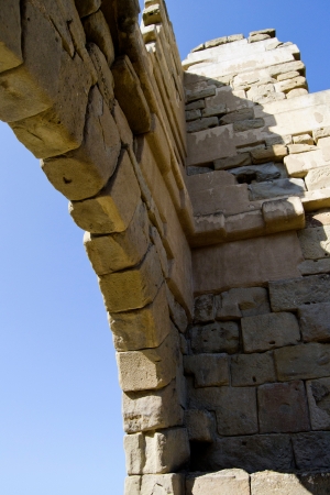 Ancient city wall of Tindarys - Sicilyの写真素材