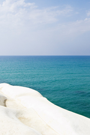 Spectacular coast of Agrigento - Scala dei Turchiの写真素材