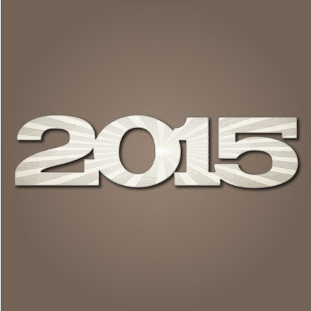Abstract Background - Happy New Year 2015のイラスト素材