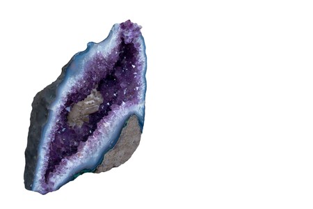 Amethyst druseの写真素材