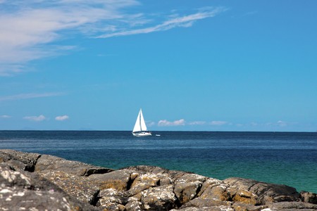 Scottish Atlantic coastの写真素材