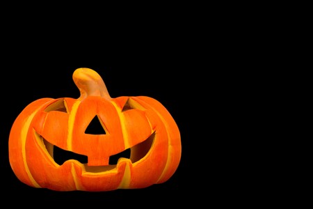 isolated Halloween pumpkinの写真素材