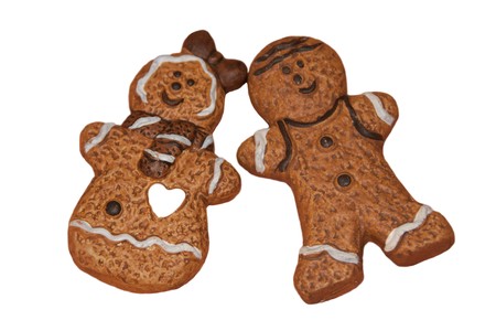 gingerbread pairの写真素材