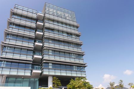 A modern working place in Hong Kong
