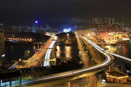 highway in Hong Kongの写真素材