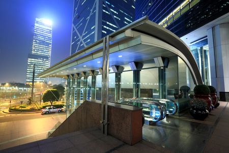 city at nightの写真素材