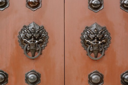 chinese doorの写真素材