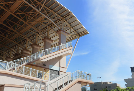 part of sport stadiumのeditorial素材