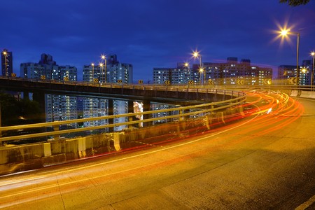 city traffic at night