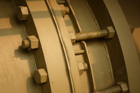 flange of pipeの写真素材