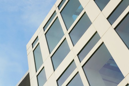 glass building wall