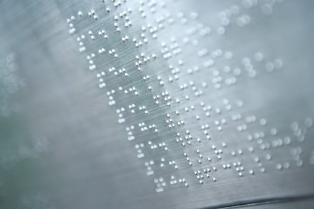 Plain Braille Pageの写真素材