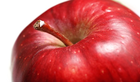 red apple, macroの写真素材