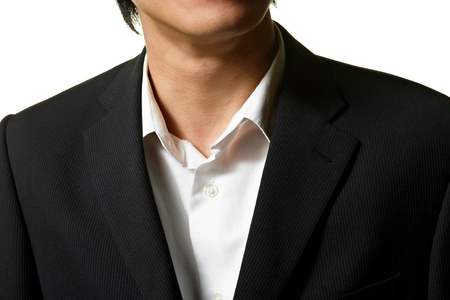 Close up of man in business suitの写真素材