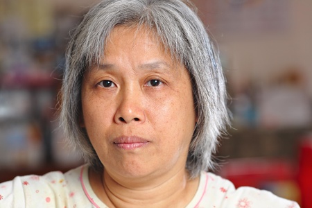 middleage chinese womanの写真素材