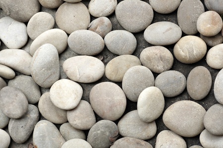 abstract background with round peeble stonesの写真素材