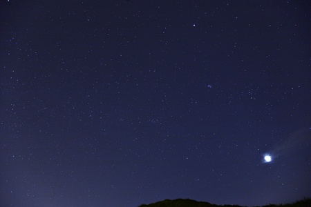 star at nightの写真素材