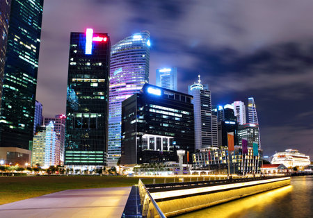 Singapore at night