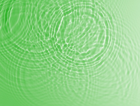 abstract green water ripple backgroundの写真素材