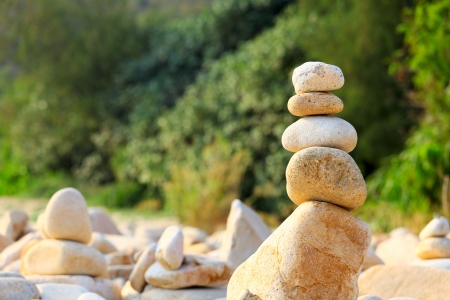 balance rockの写真素材