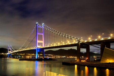 Tsing Ma bridgeの写真素材