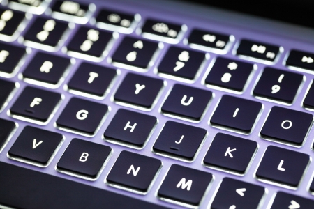 Lighting Keyboardの写真素材