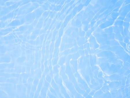 Fresh blue water ripple backgroundの写真素材