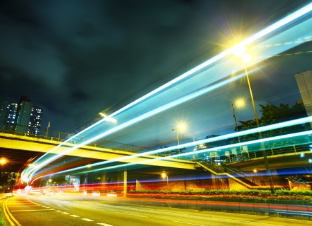 Traffic light on highwayの写真素材