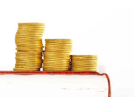 Money and bookの写真素材