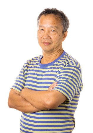 Asian mature manの写真素材