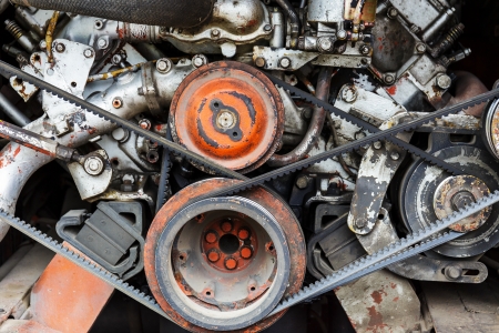 Vehicle engine close upの写真素材