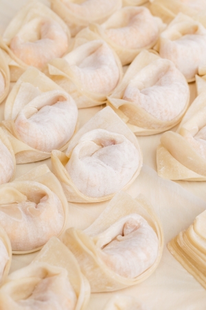 Traditional homemade dumplingの写真素材