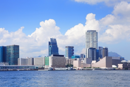 Kowloon district in Hong Kongの写真素材