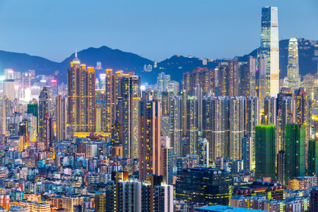 Hong Kong cityのeditorial素材