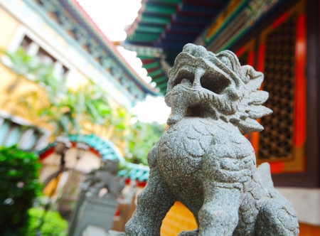 Chinese traditional dragon statueの写真素材