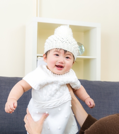 Asian baby girlの写真素材