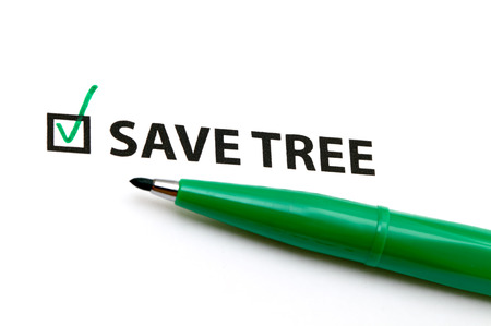 Checklist option for save treeの写真素材